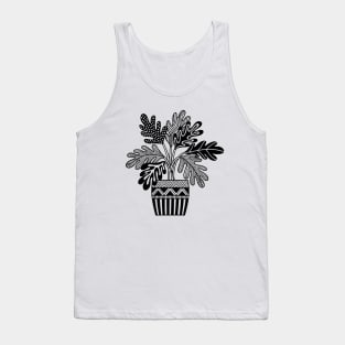 Zentangle plant Tank Top